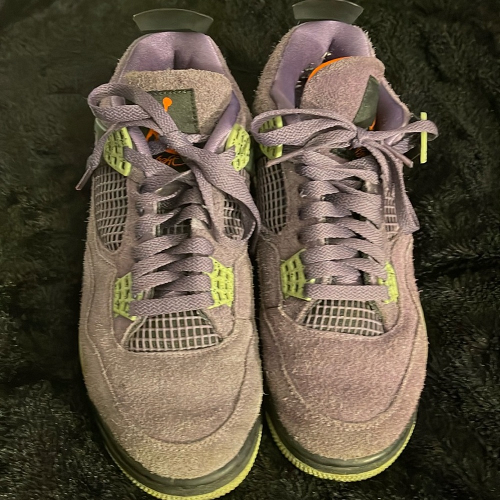 Jordan 4 Canyon Purple Worn 3X Great Condition No Damage
